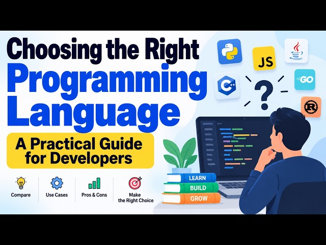 Choosing the Right Programming Language | A Practical Guide for Developers | Uplatz