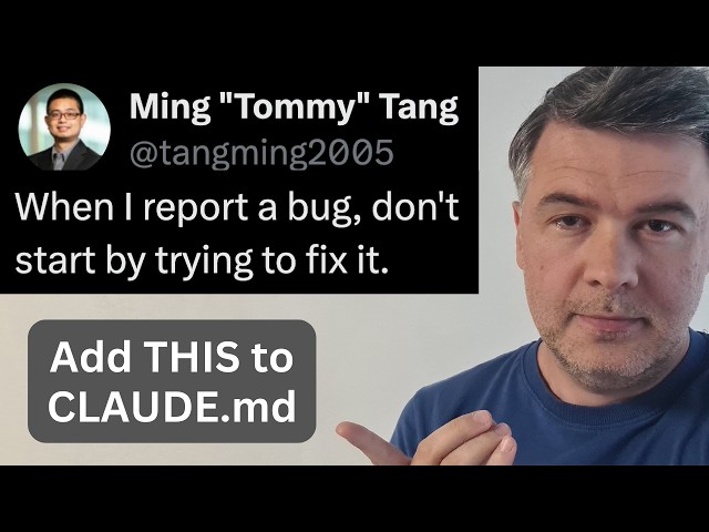 Fixing Bugs with AI Agents: "The Right Way"