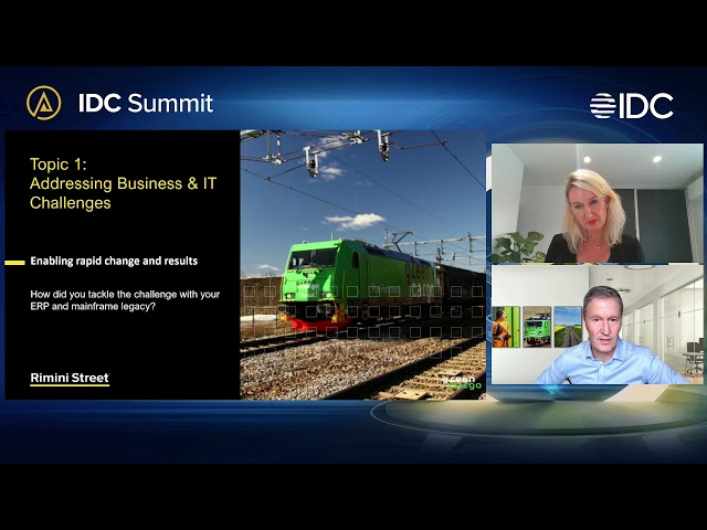 ERP Modernisation: The Art of the Possible - Q&A with Green Cargo CIO @ IDC European CIO Summit 2021
