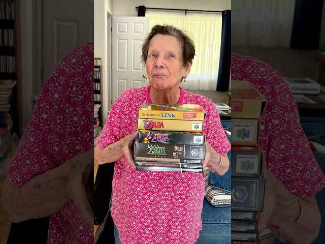 Jan’s back ❤️ #retrogaming #wholesome #mademesmile #zelda