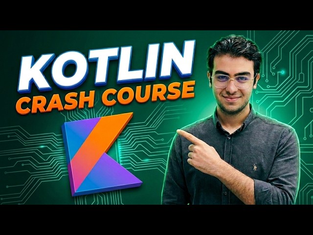 Kotlin Crash Course: One Video. One App. Learn Kotlin.