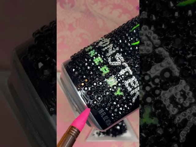 #monsterenergy #energydrink #asmrsadie #art #diy #artsandcrafts #bling #bedazzled #creative #crafts