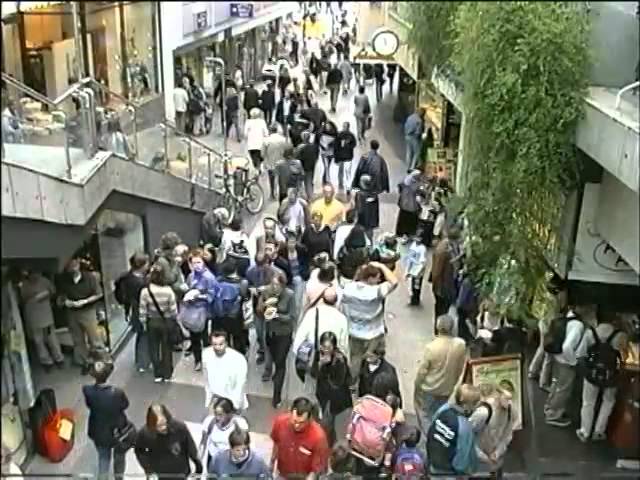 Lane formation in pedestrian counter-flows