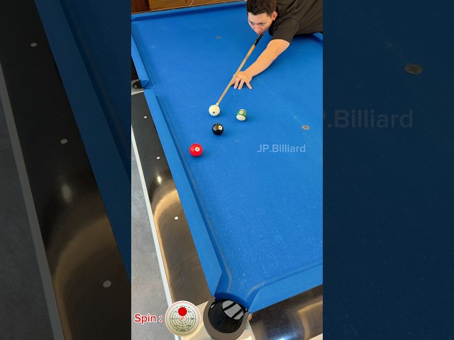 Cue ball control #billiard #billiards #pool
