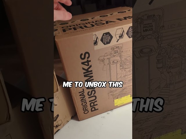 Prusa Printer. Should I unbox it live? #prusa #prusaprinter #3dprinter #3dprint #unboxing