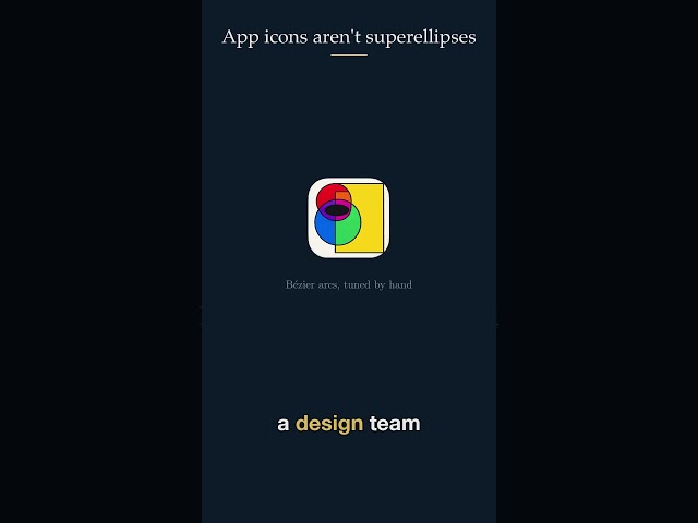 Your App Icons Aren't Superellipses #maths #education #science
