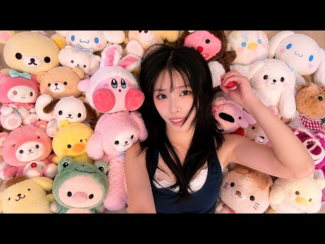 Getting Plushies To Get Huzz At A Claw Machine Place...