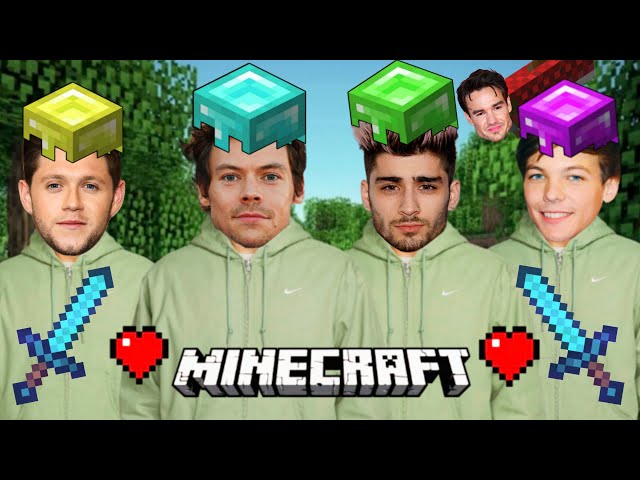 One Direction Plays Minecraft
