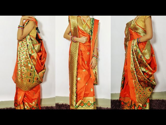 How to wear bengali saree / Bengali saree पहनने का सबसे attractive तरीका/saree Draping style