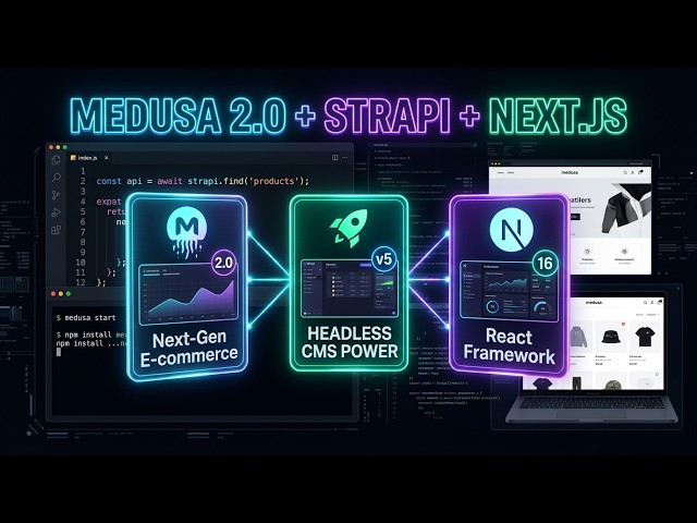 Next-Gen Full-Stack E-Commerce Architecture: Medusa 2.0, Strapi v5 & Next.js 16