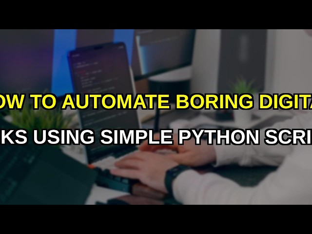 Python Automation Tutorial: Scrape Data & Send Emails
