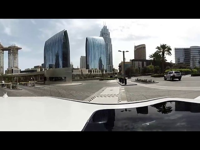Dubai, UAE. 360, VR. Прогулка по городу VCДубай, ОАЭ