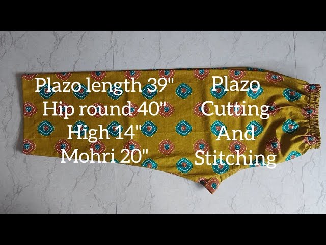 Plazo cutting and stitching ✂️☝🏻🧵🪡