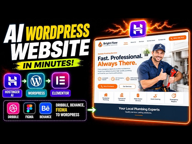 AI Created a 5-Page WordPress Elementor Website in Minutes! INSANE 😱
