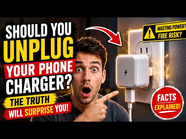 STOP Unplugging Your Phone Charger? Here’s What Actually Happens! 
