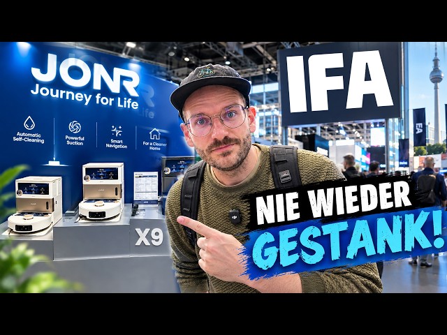 JONR at IFA 2026: New Wet/Dry Vacuums & Robot Vacuums Against Odors
