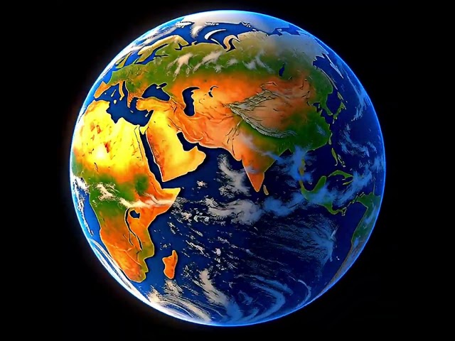 Planet Bumi 3D Realistik 4K