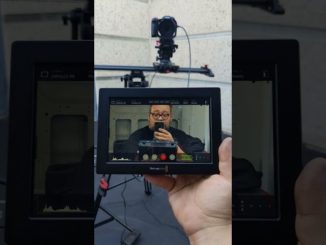 Testing this Robotic Slider with a Camera #shorts