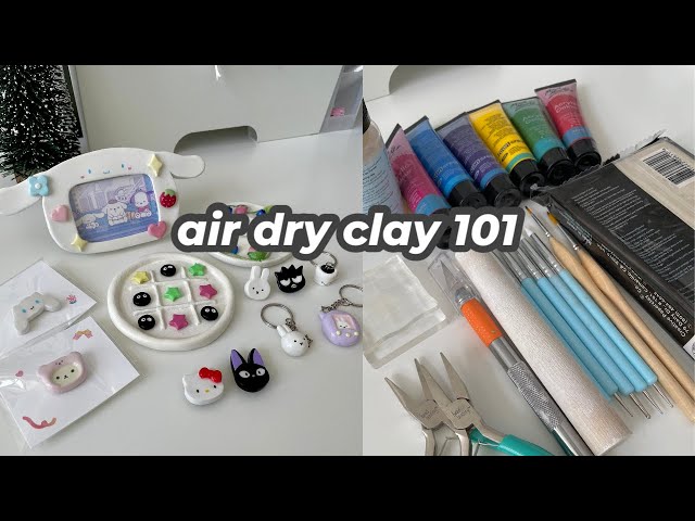 Air Dry Clay Essentials (tools & supplies, tips, beginner-friendly)