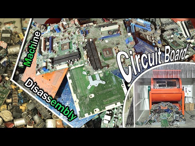 Perfect Component Separation: See Our PCB Dismantling Machine Work