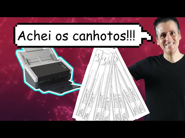 Digitalização de canhotos de notas fiscais com automação
