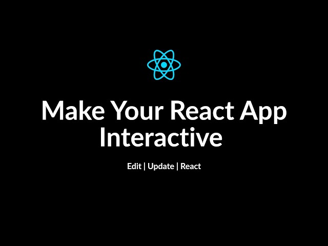 Inline Edit in React App