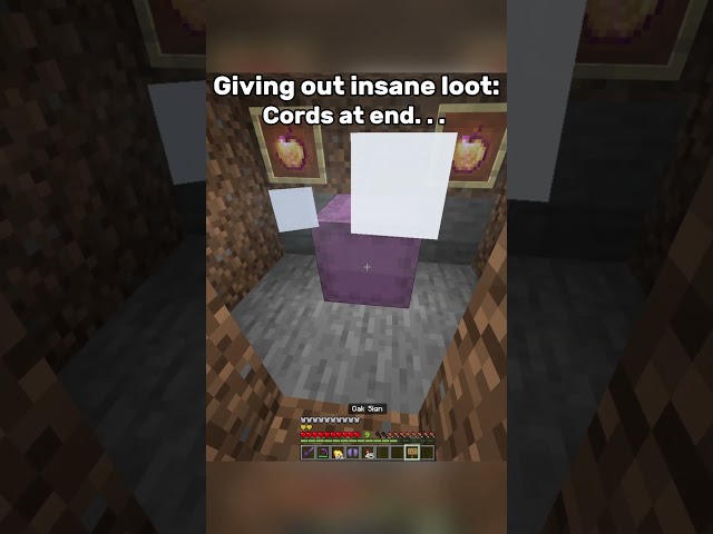 Day 5 of giving out free loot(realm code in description)#minecraft #gaming #funny