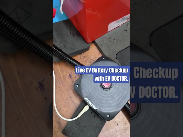 Live EV Battery Checkup with EV DOCTOR #batteries #electricvehicles #automobile #EV