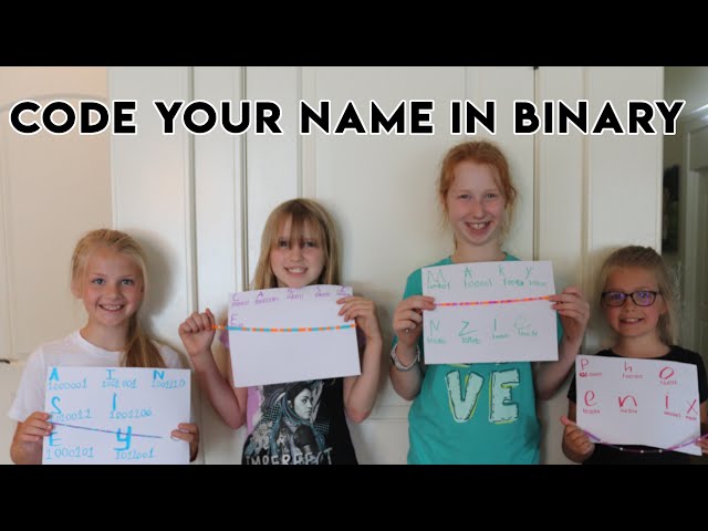 Code Your Name in Binary