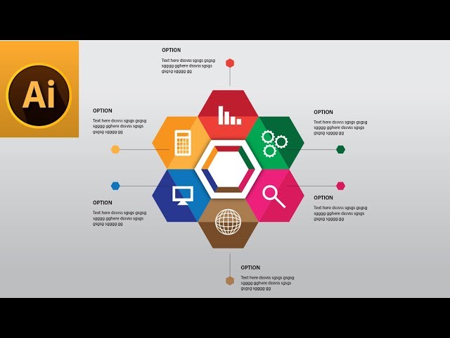 Creative Business Infographic Template Vector Illustrator Tutorial