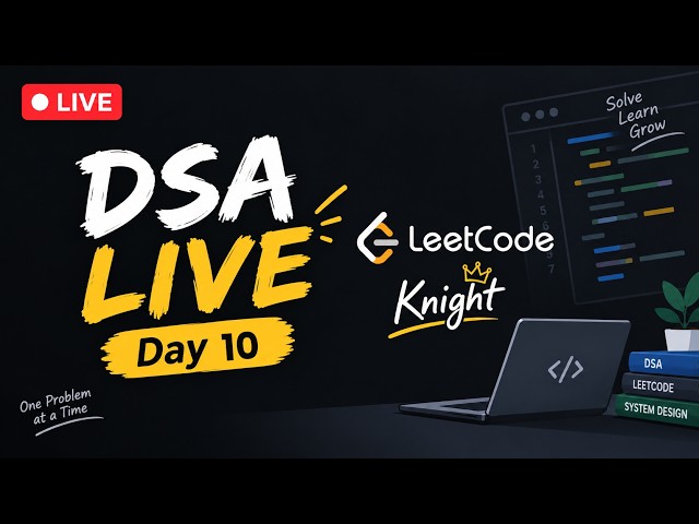 Live Coding Day 10 | LeetCode Knight And Building Full Stack Product In TS  | Live Problem Solving