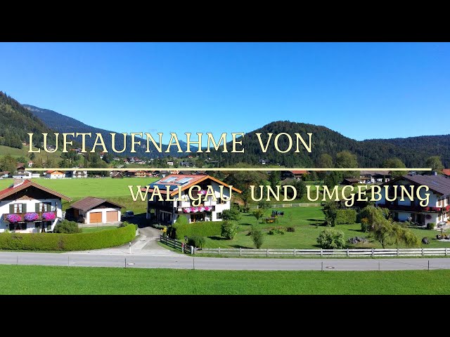 Luftaufnahme Wallgau und Umgebung
