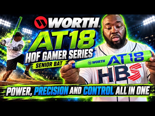 Worth AT18 HOF Gamer Series Senior Bat Review | Power, Precision & Control!
