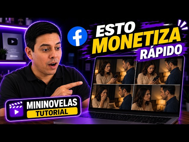 CÓMO MONETIZAR FACEBOOK 2026 con Mini Novelas de IA (Método GRATIS Paso a Paso)
