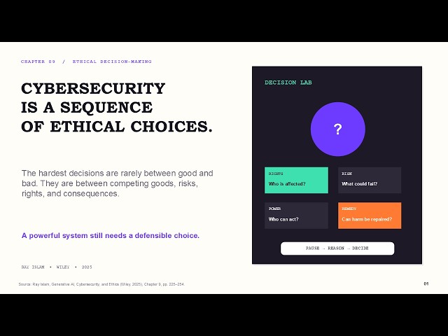 Ethical Decision-Making in GenAI Cybersecurity