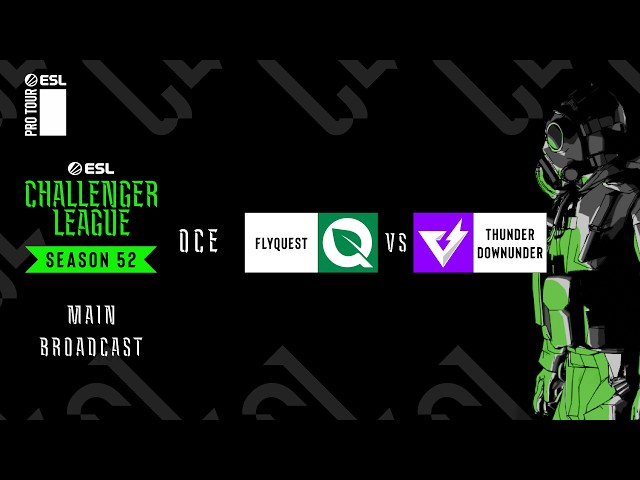 FlyQuest vs THUNDERdOWNUNDER - ESL Challenger League - Season 52 - Cup 2 - OCE