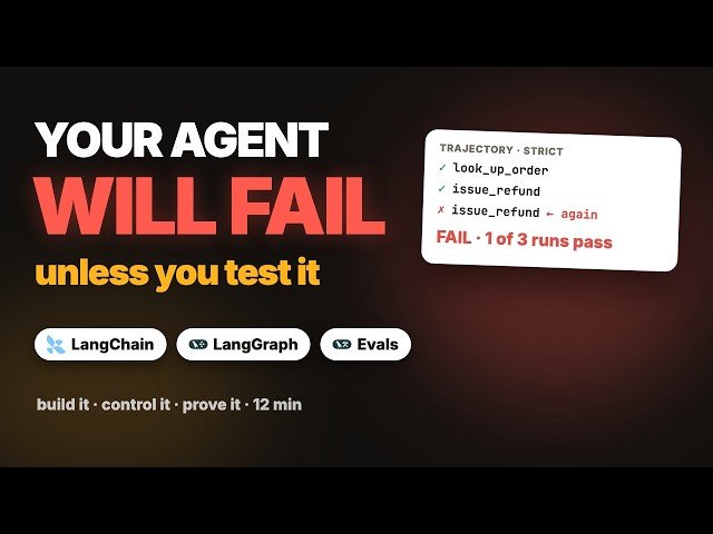Build and Test AI Agents: LangChain, LangGraph and Evals Explained