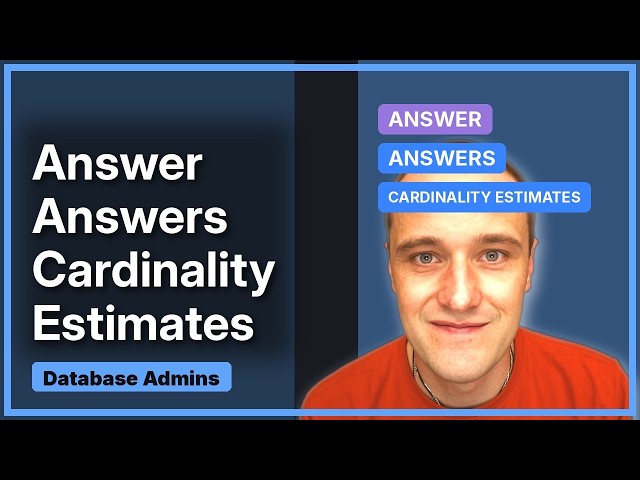 Databases: Cardinality estimation problem on inner join (2 Solutions!!)