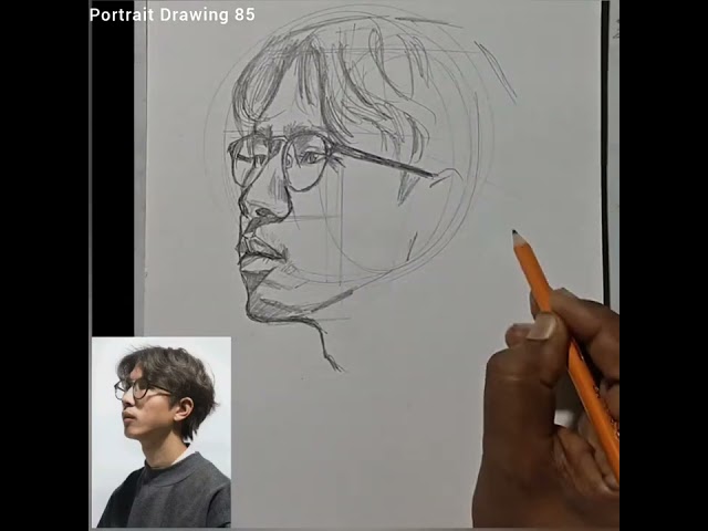 Loomis Method Made Easy | Step-by-Step Portrait Drawing ✏️🎨 