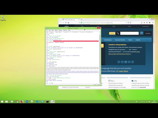 Introdução à linguagem Python (versão 3.7.3)