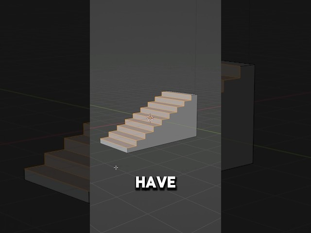 Tip: Fast Stairs #blender#blender3d #blendertutorial#howto
