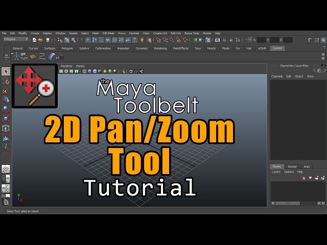The Maya Toolbelt - 2D Pan/Zoom Tool