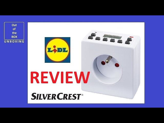SilverCrest Digital Socket Timer UNBOXING (Lidl max. 3600W 10 ON/OFF program sets)