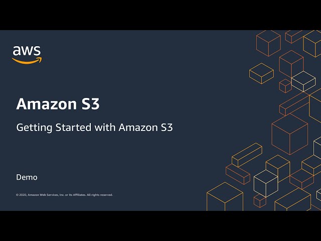 Getting started with Amazon S3 - Demo