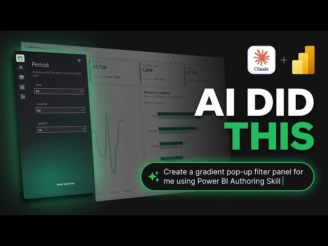 Claude Code Built a Better Power BI Filter Panel Than Me
