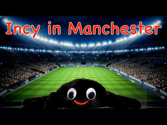 Incy Wincy Spider goes to Manchester! Sing along to his song with Vicky Arlidge.