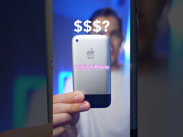 How much was the FIRST iPhone🤔#iphone