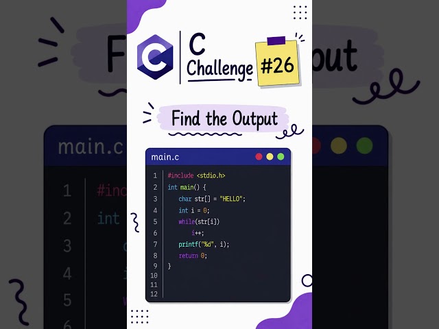 99% Get This C Output Wrong! | C Programming Challenge #26