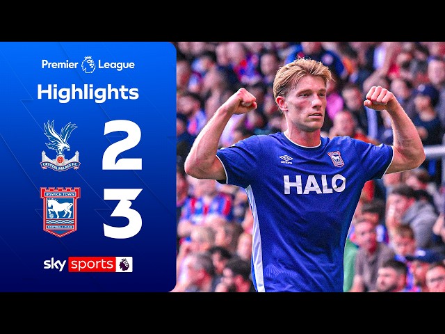 Flemming nets last-minute winner! 💪 | Crystal Palace 2-3 Ipswich | Premier League Highlights