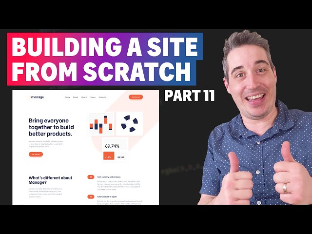 Build a responsive website with HTML & CSS | Part 11: Fixing the footer